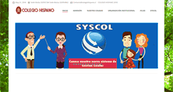 Desktop Screenshot of colegiohispano.cl